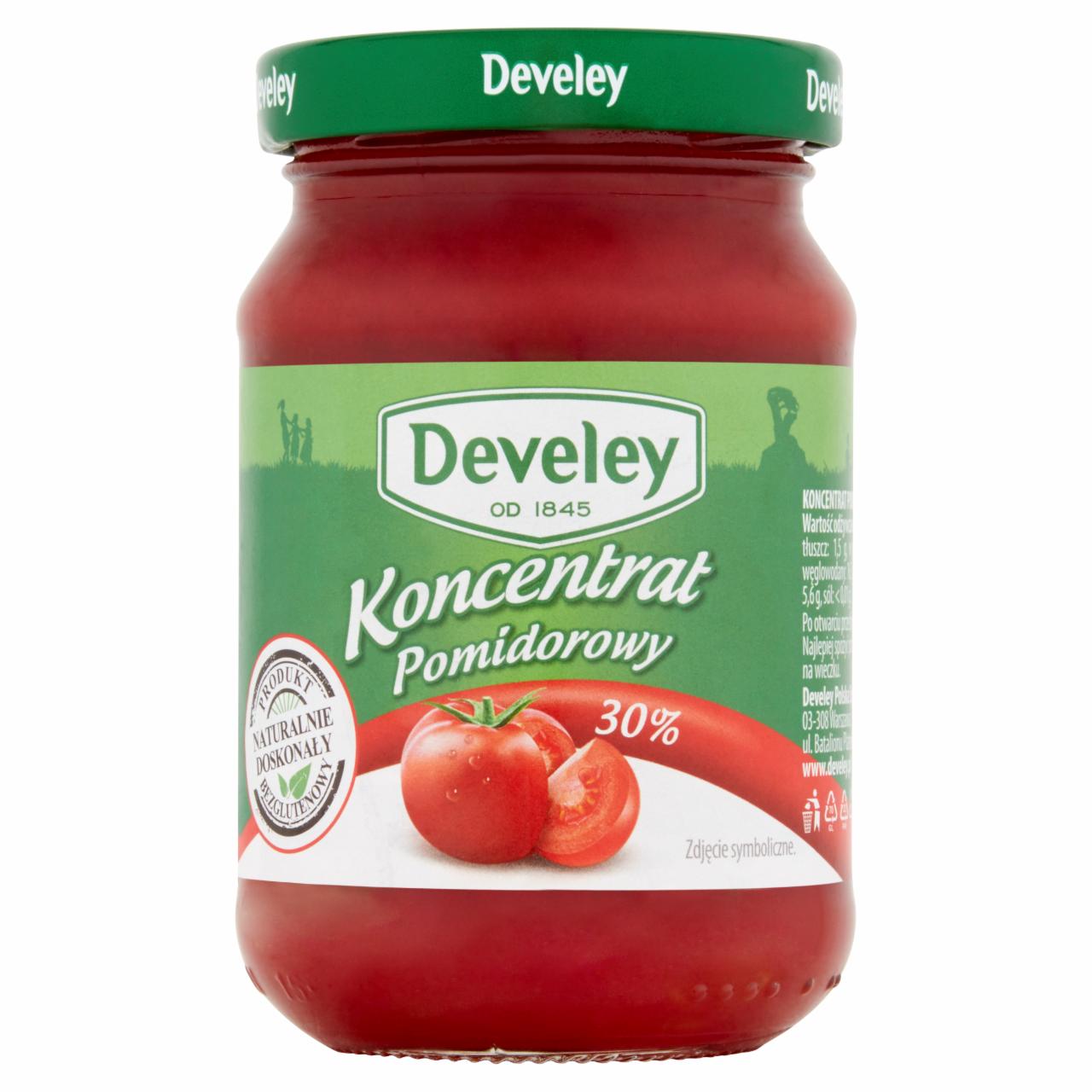 Zdjęcia - Develey Koncentrat pomidorowy 30% 180 g