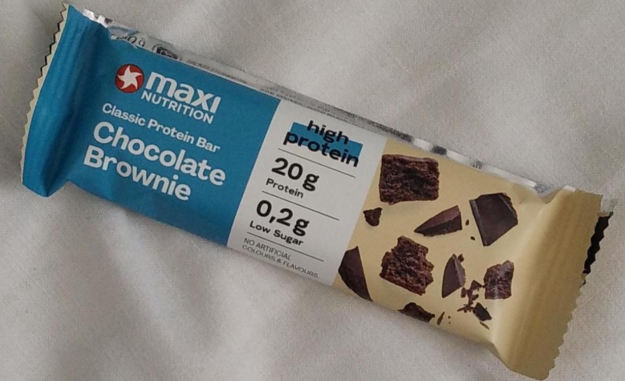 Zdjęcia - High Protein Classic Protein Bar Chocolate Brownie Maxi Nutrition