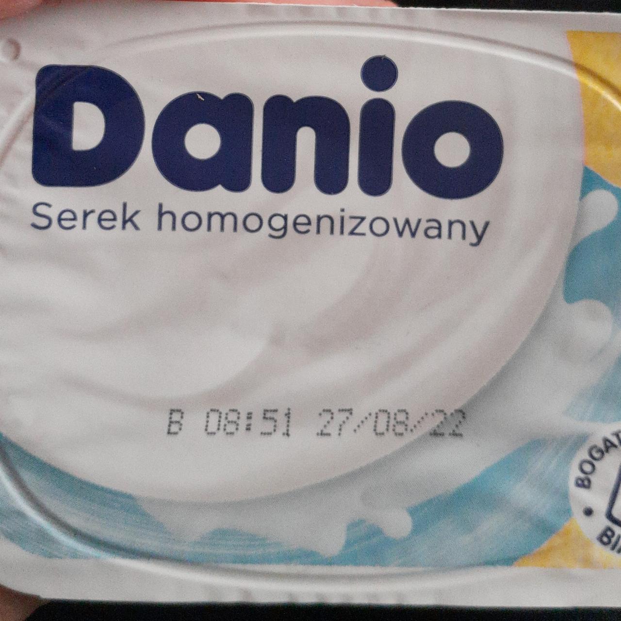 Zdjęcia - Serek homogenizowany o smaku mlecznym Danio