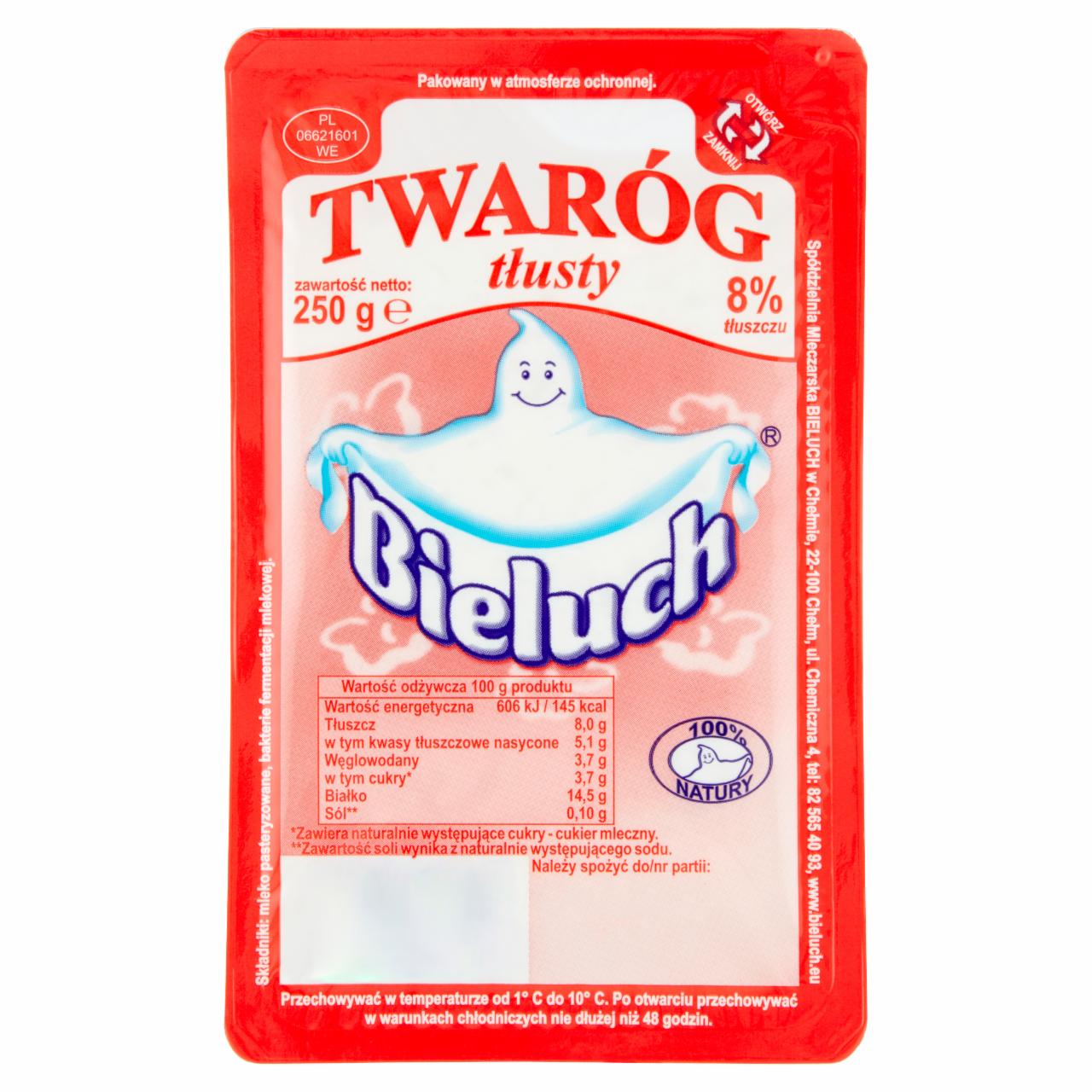 Zdjęcia - Bieluch Twaróg tłusty 250 g