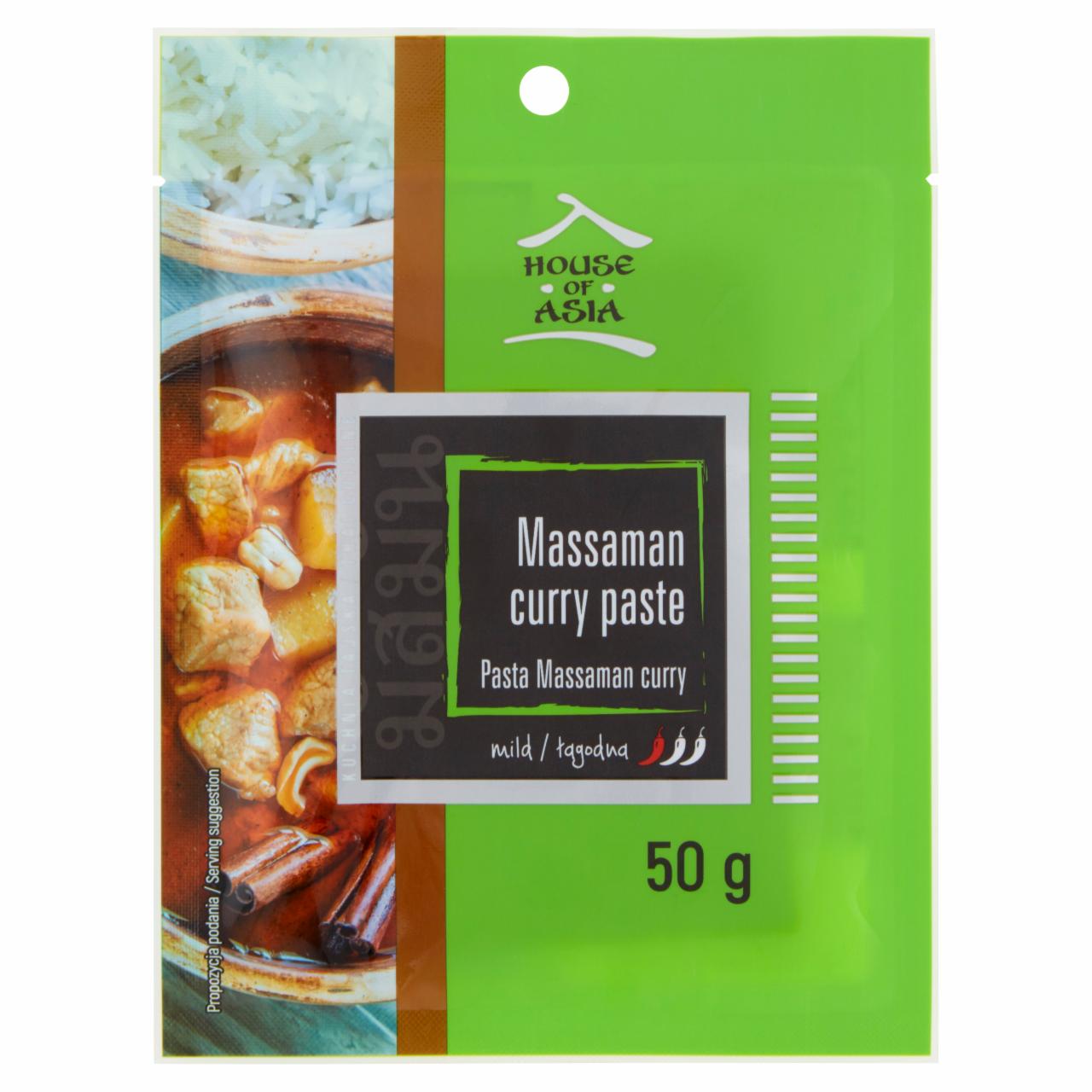 Zdjęcia - House of Asia Pasta Massaman curry łagodna 50 g