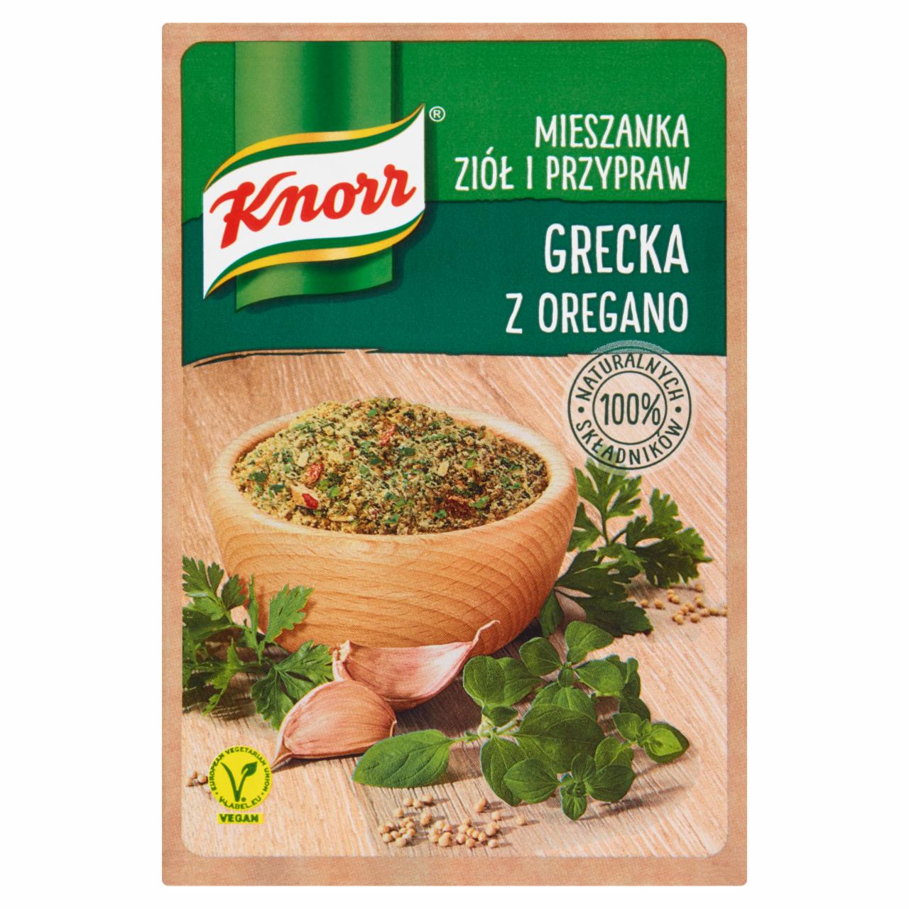 Zdjęcia - Knorr Mieszanka ziół i przypraw grecka z oregano 13,5 g