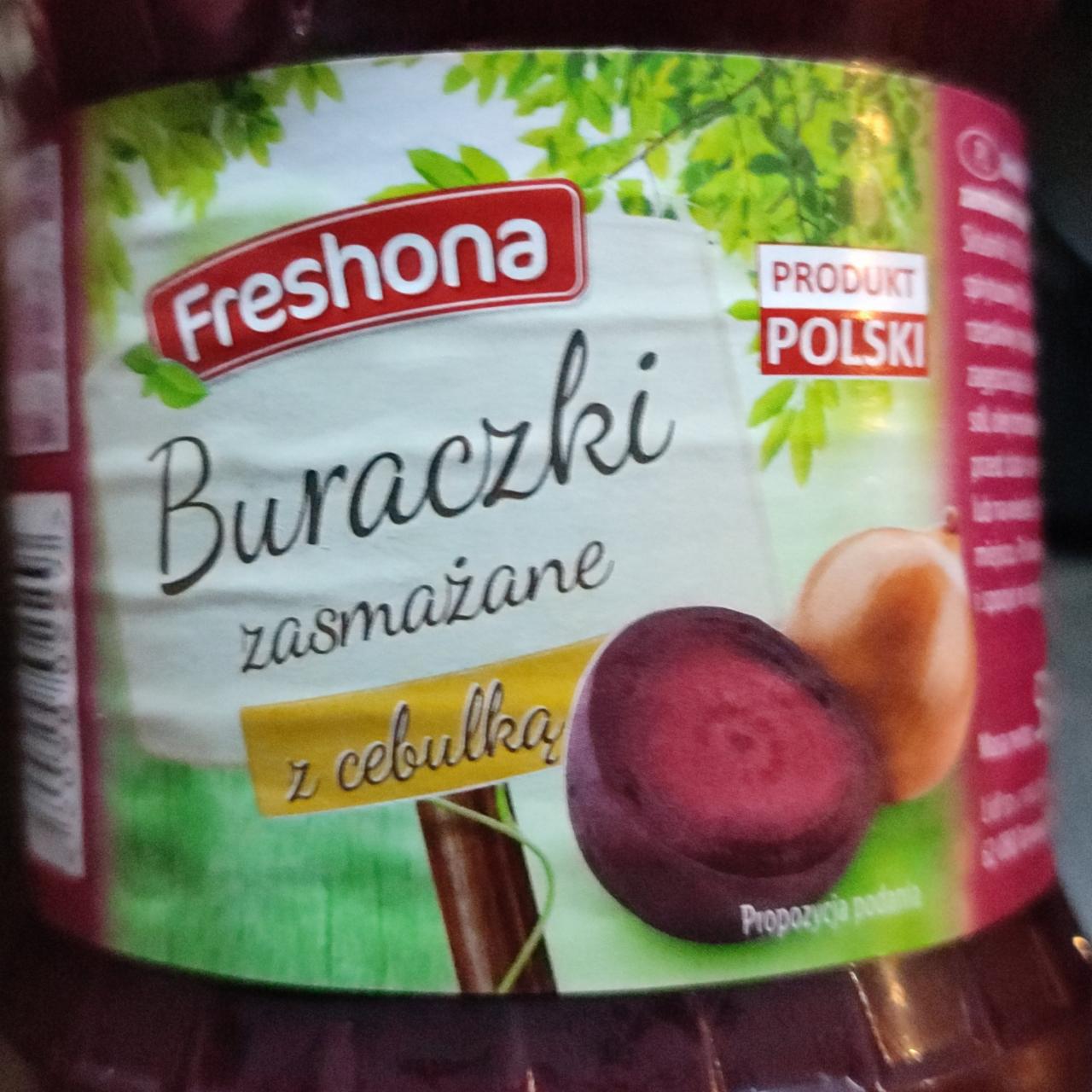 Zdjęcia - Buraczki zasmażane z cebulką Freshona