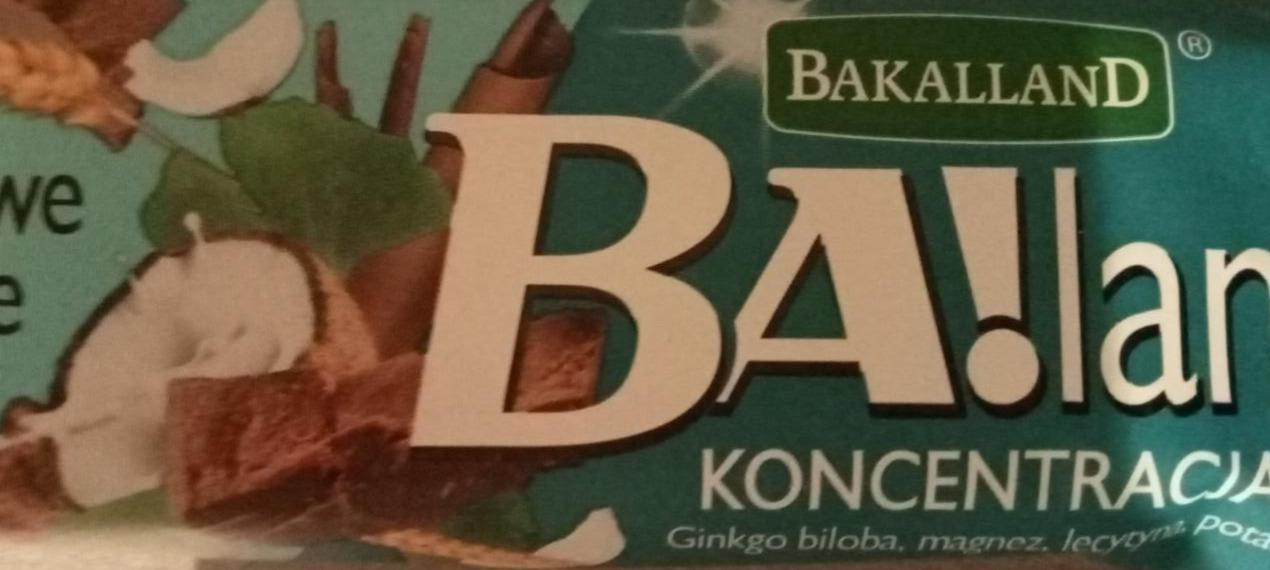 Zdjęcia - Bakaland balans kokosowe brownie