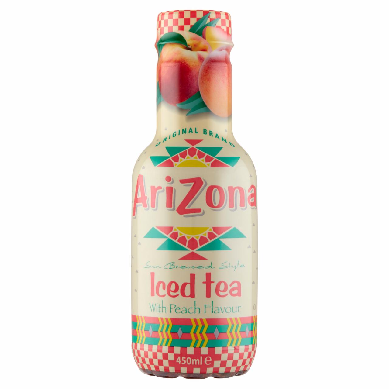 Zdjęcia - Arizona Czarna herbata o smaku brzoskwiniowym 450 ml