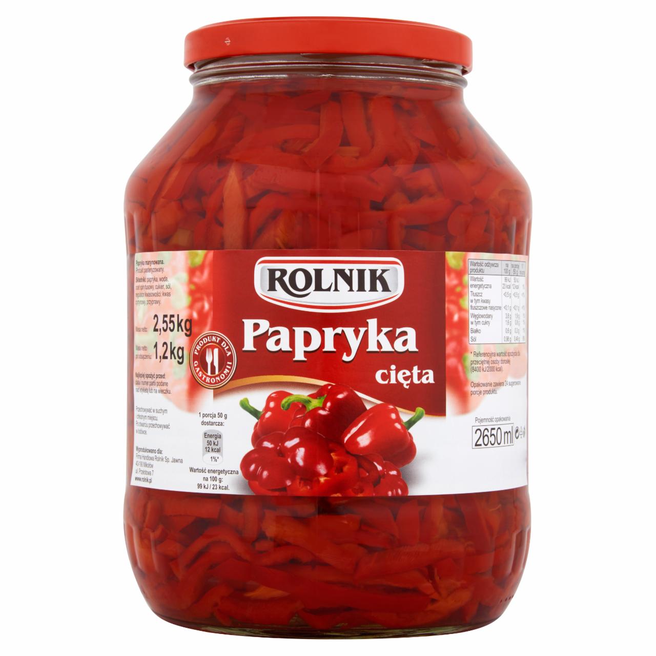 Zdjęcia - Rolnik Papryka cięta 2,55 kg