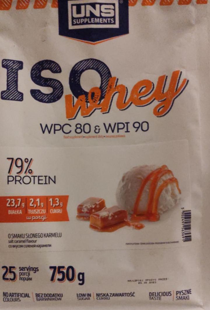 Zdjęcia - ISO whey wpc 80 & WPI 90 słony karmel 