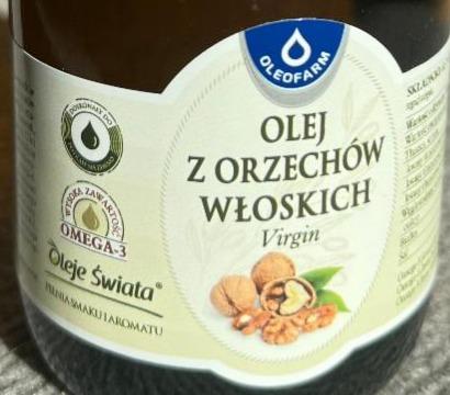 Zdjęcia - Oleofarm Olej z orzechów włoskich virgin 0,25 l