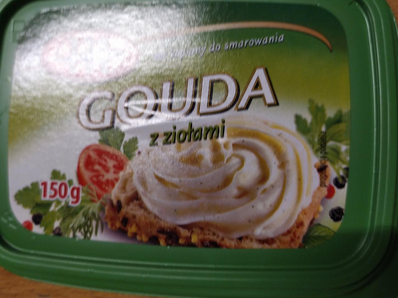 Zdjęcia - Mlekovita Gouda z ziołami Ser topiony do smarowania 150 g