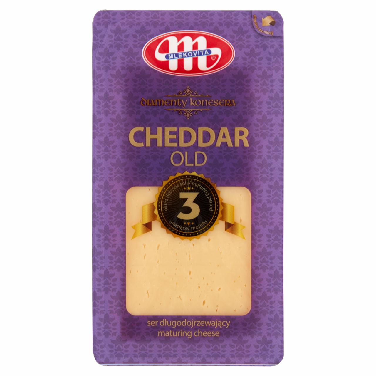 Zdjęcia - Mlekovita Diamenty Konesera Ser długodojrzewający Cheddar Old 200 g