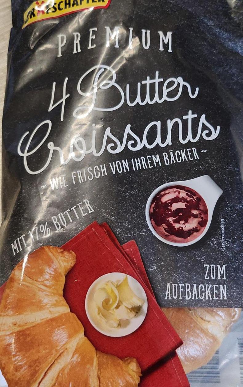 Zdjęcia - Premium 4 Butter Croissants Grafschafter