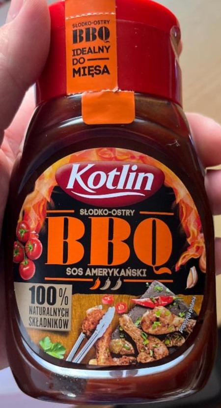 Zdjęcia - Kotlin Sos amerykański BBQ słodko-ostry 330 g