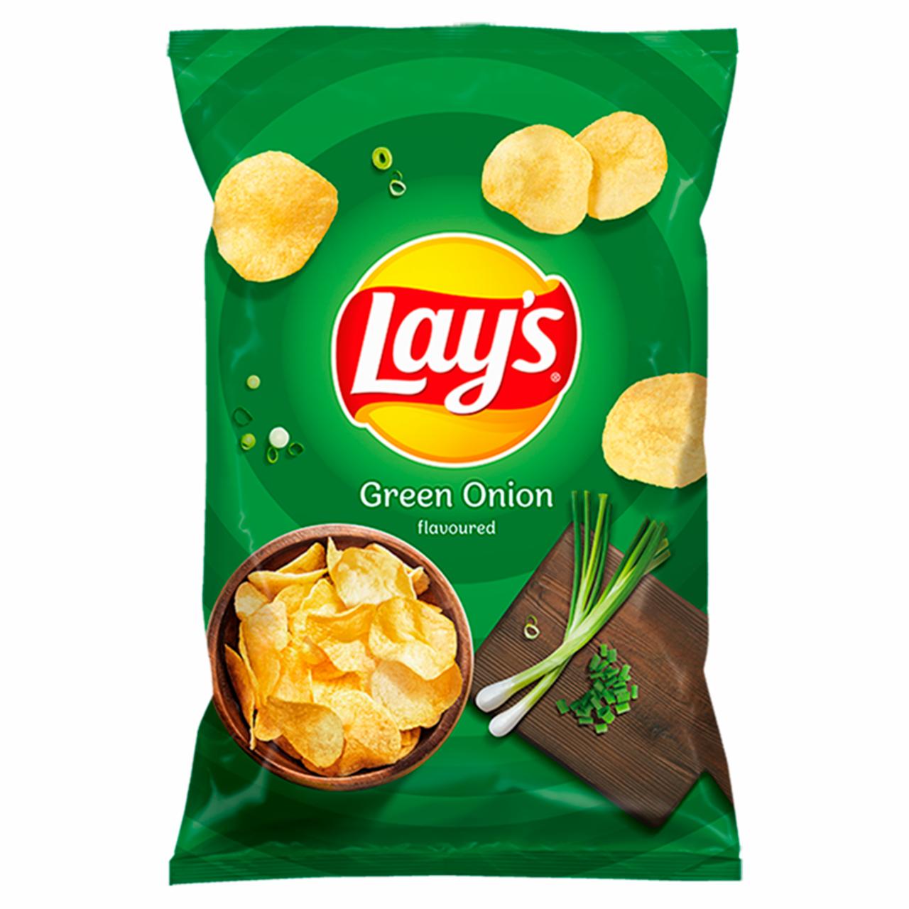 Zdjęcia - Lay's Chipsy ziemniaczane o smaku zielonej cebulki 180 g