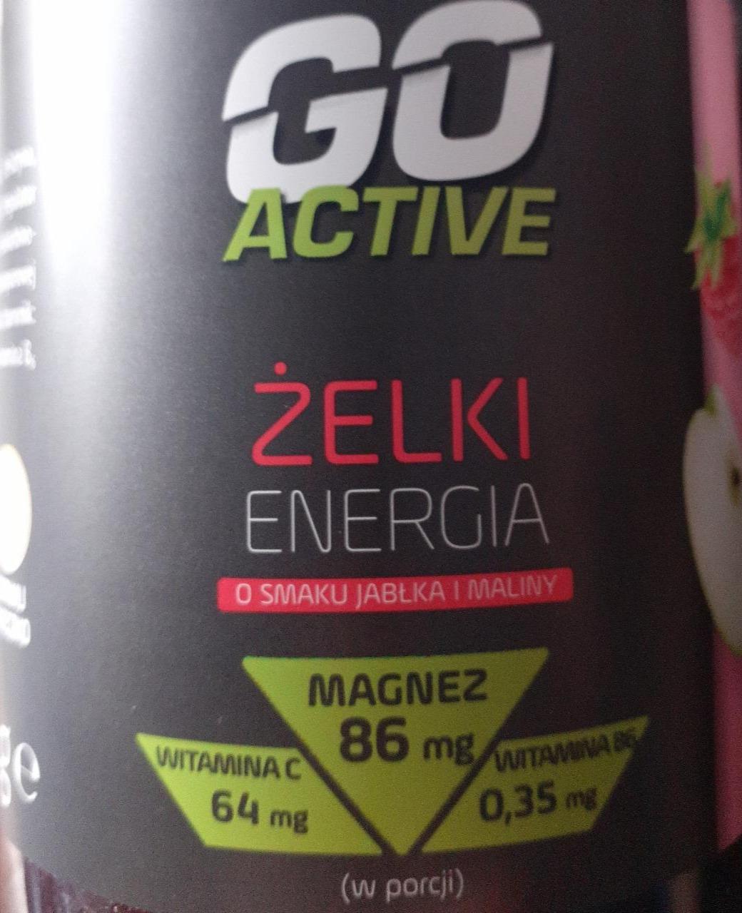 Zdjęcia - Żelki energia o smaku jabłka i maliny Go active