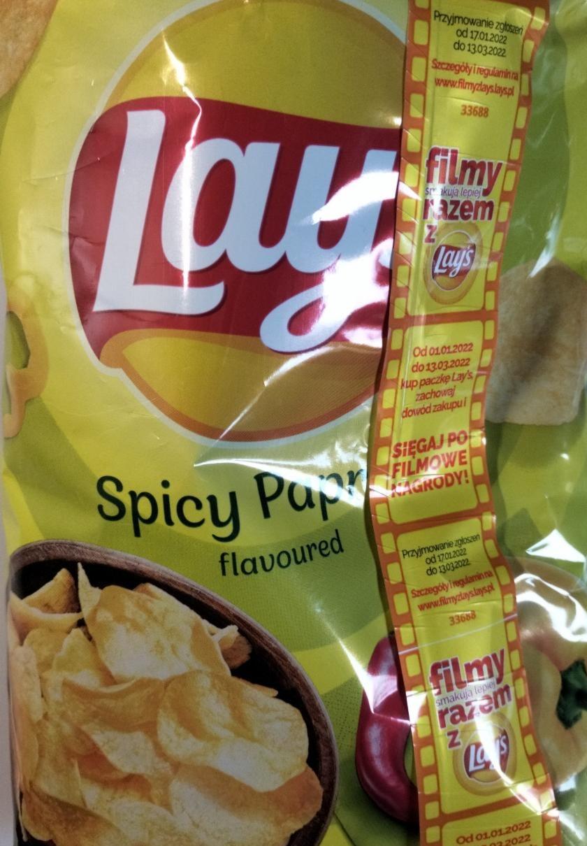 Zdjęcia - Chipsy spicy paprica Lay's