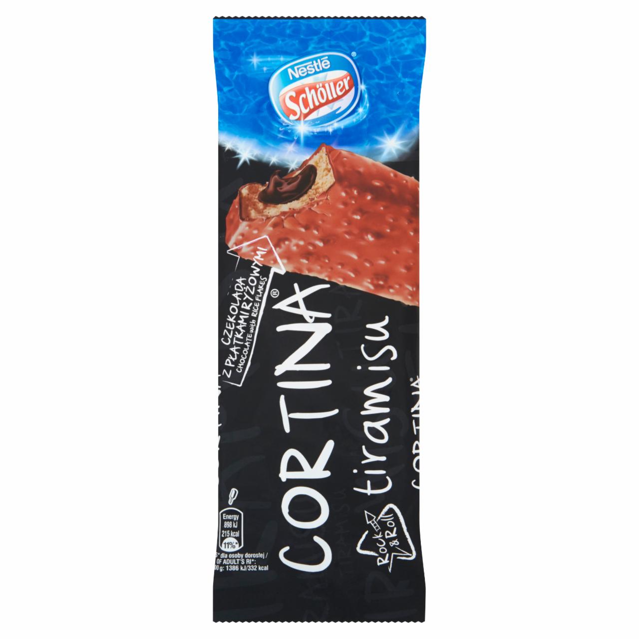 Zdjęcia - Cortina Tiramisu Lody o smaku tiramisu z koktajlem tiramisu oblane czekoladą mleczną 95 ml