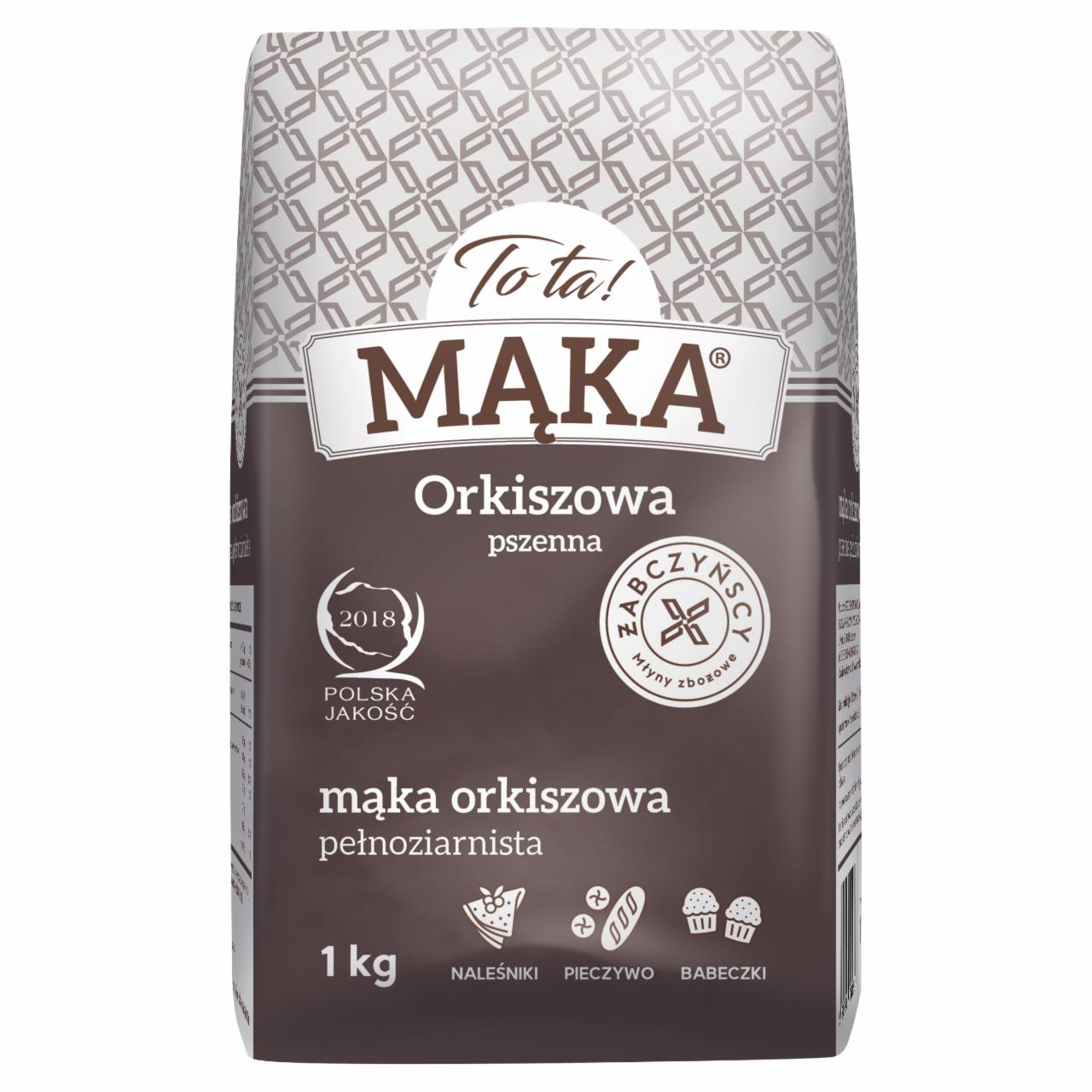 Zdjęcia - To ta! Mąka orkiszowa pszenna pełnoziarnista 1 kg