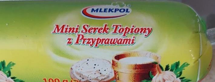 Zdjęcia - mini serek topiony z przyprawami mlekpol