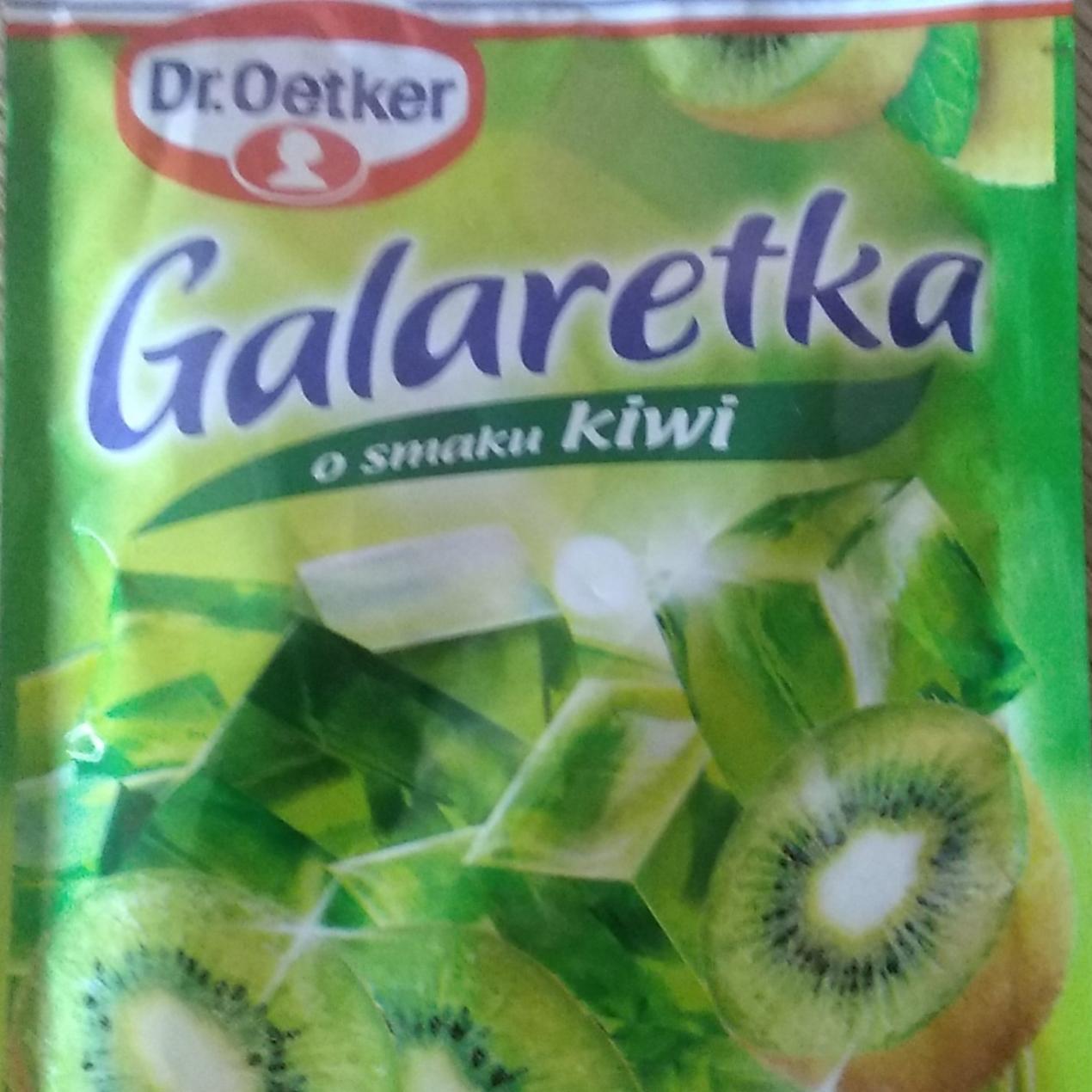 Zdjęcia - Dr. Oetker Galaretka o smaku kiwi 77 g