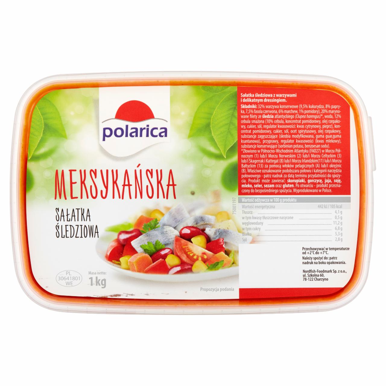 Zdjęcia - Polarica Sałatka śledziowa meksykańska 1 kg