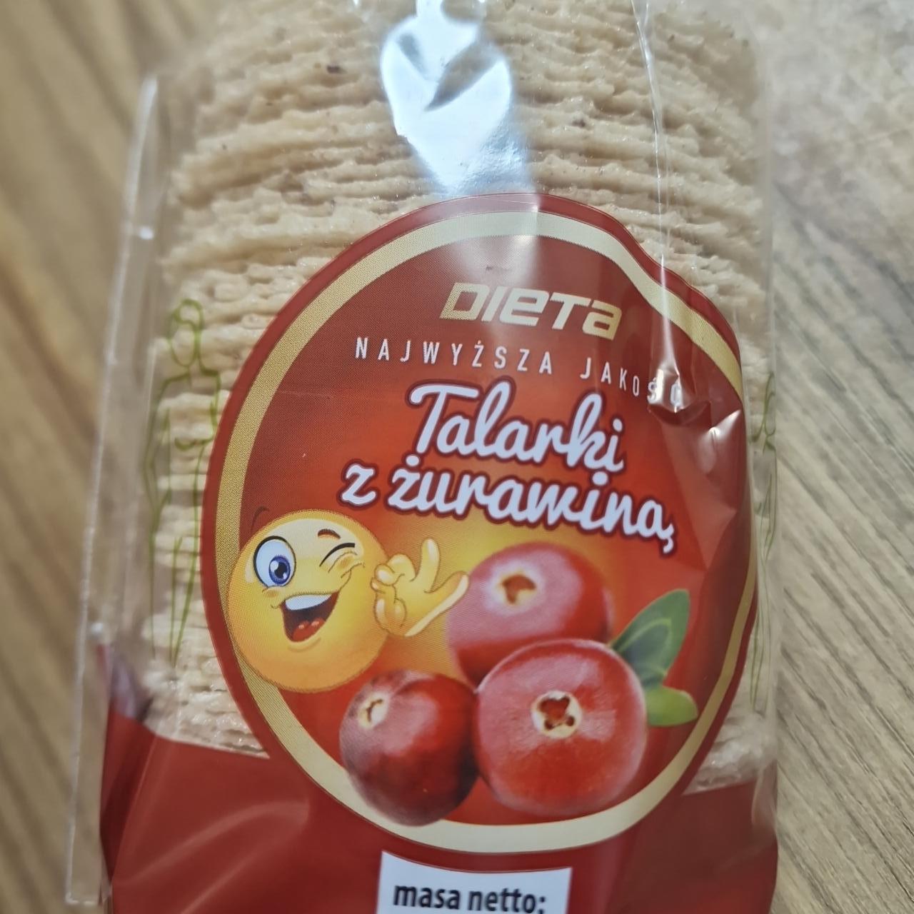 Zdjęcia - Talrki z żurawiną Dieta