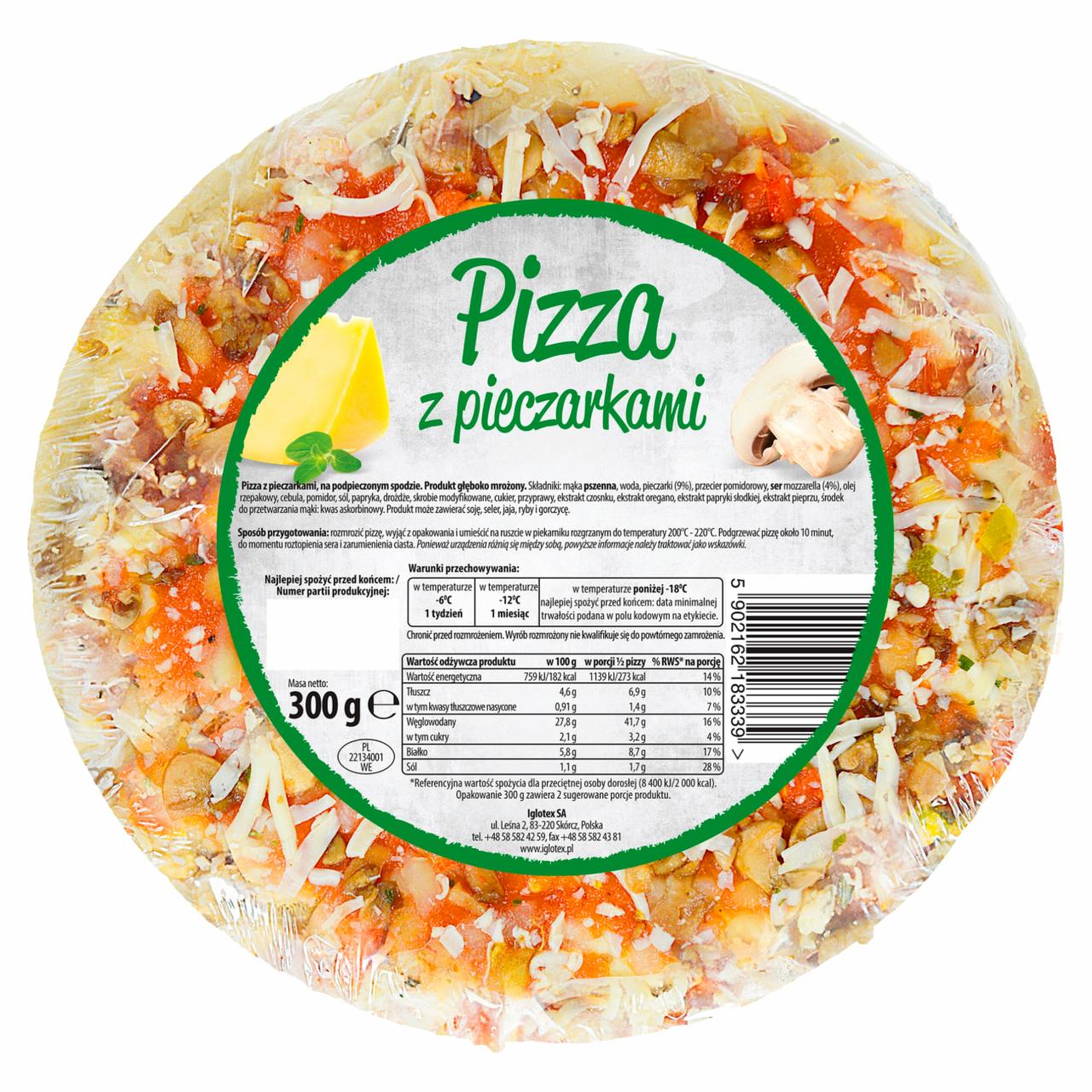 Zdjęcia - Pizza z pieczarkami 300 g