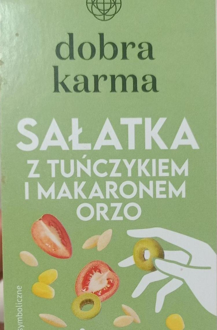 Zdjęcia - Sałatka z tuńczykiem i makaronem orzo dobra karma