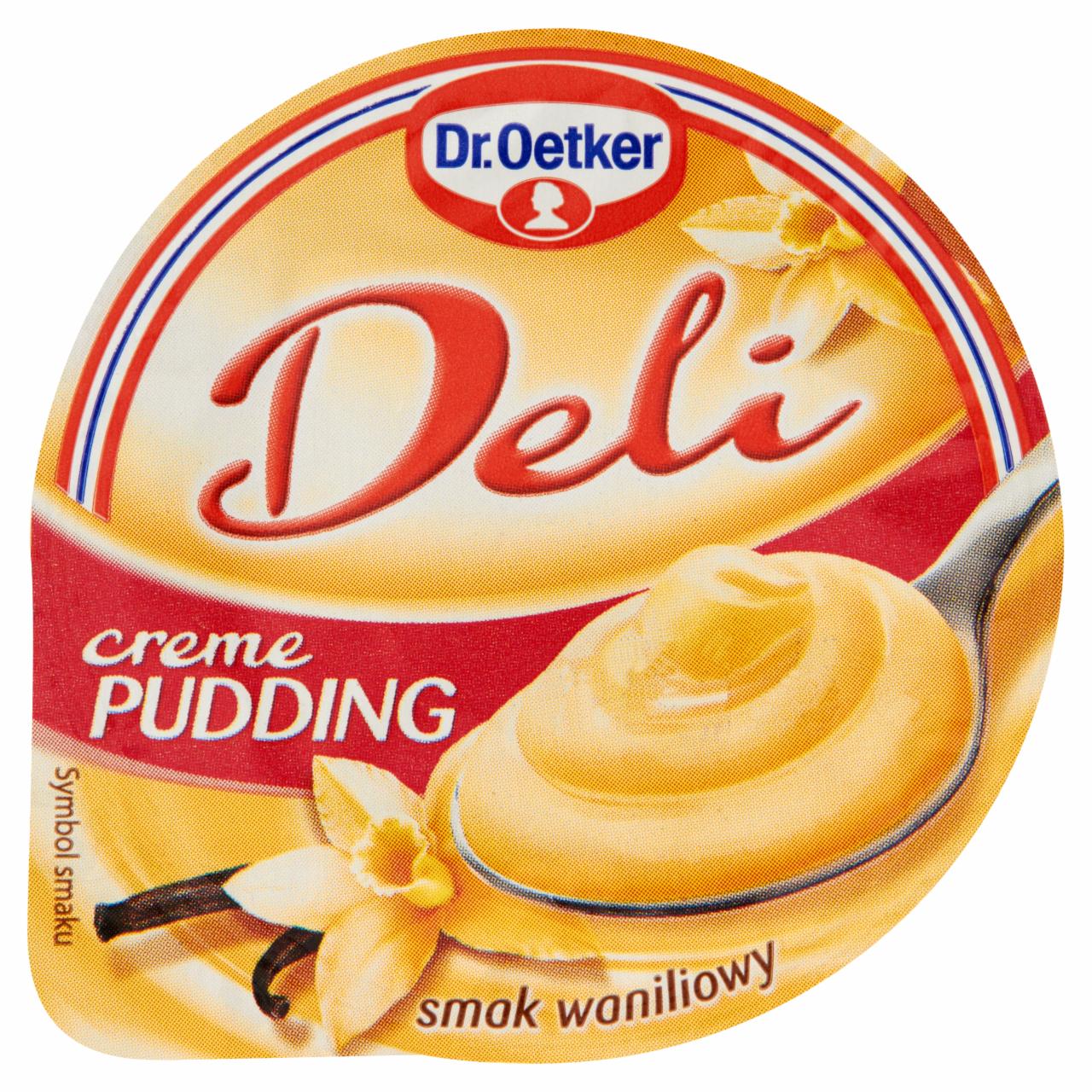 Zdjęcia - Dr. Oetker Deli Kremowy pudding o smaku waniliowym 130 g
