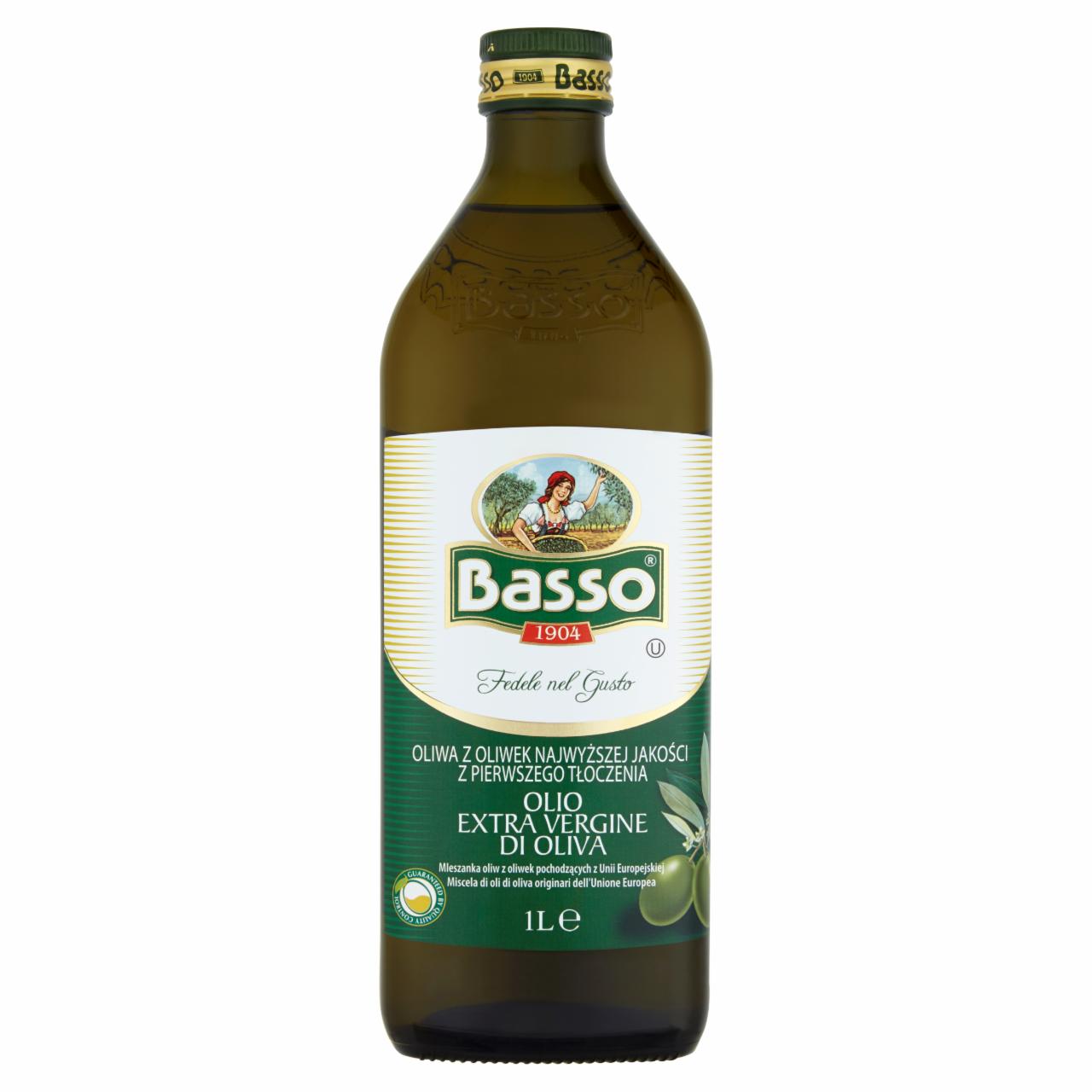 Zdjęcia - Basso Oliwa z oliwek najwyższej jakości z pierwszego tłoczenia 1 l