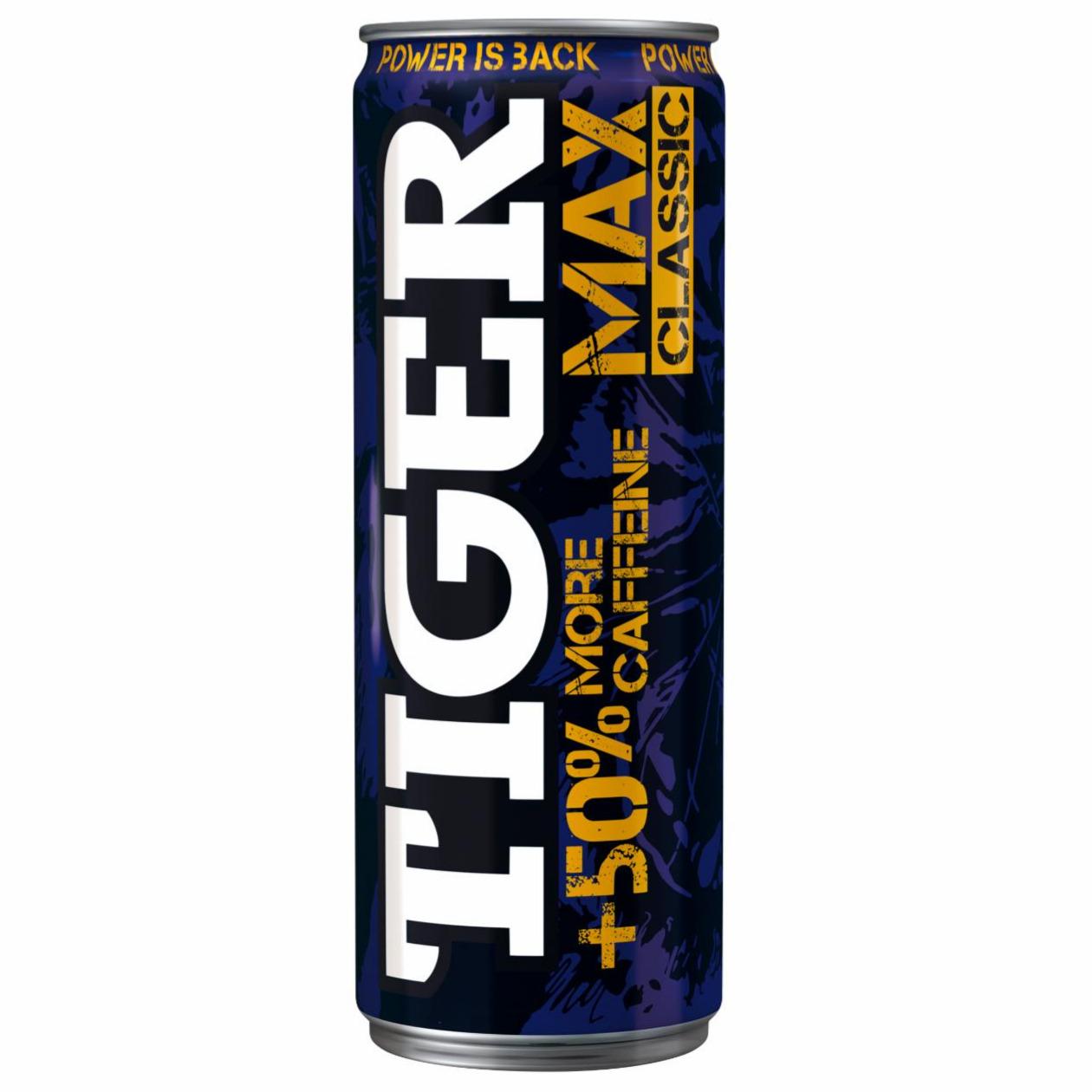 Zdjęcia - Tiger Max Classic Gazowany napój energetyzujący 250 ml