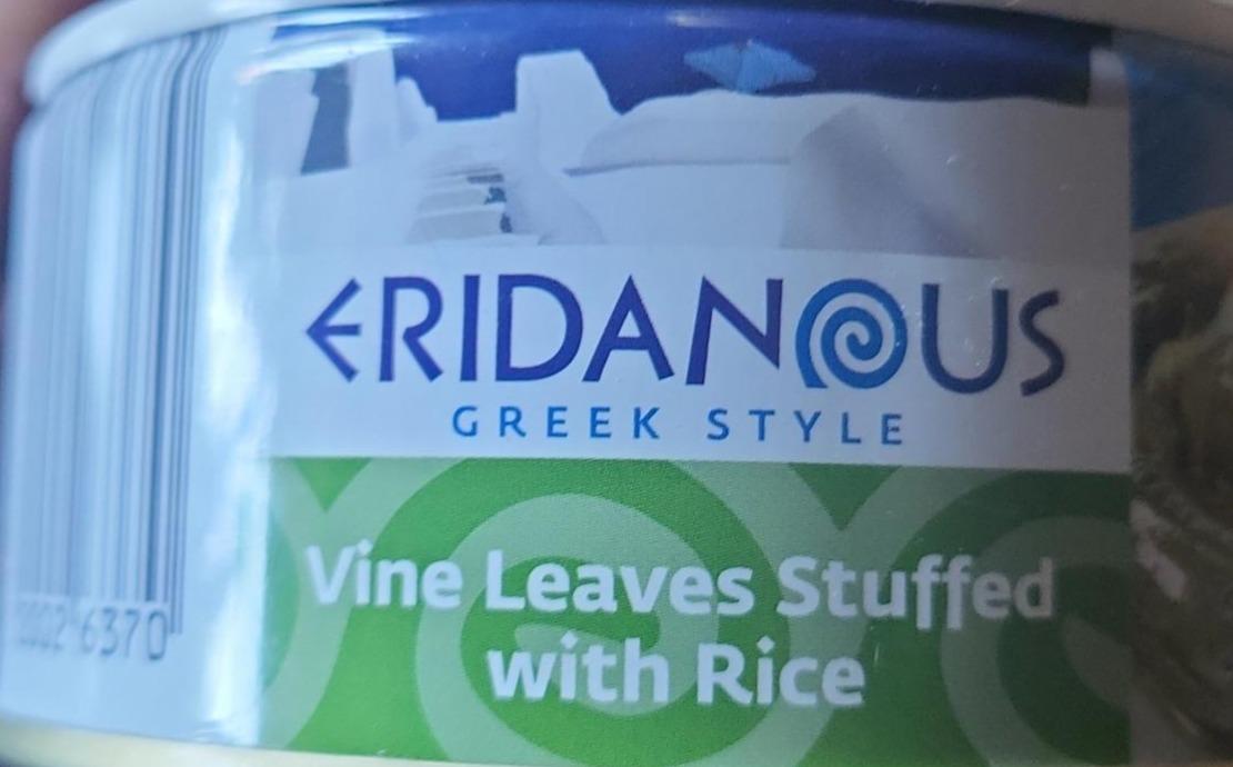 Zdjęcia - Liście winorośli nadziewane ryżem Eridanous