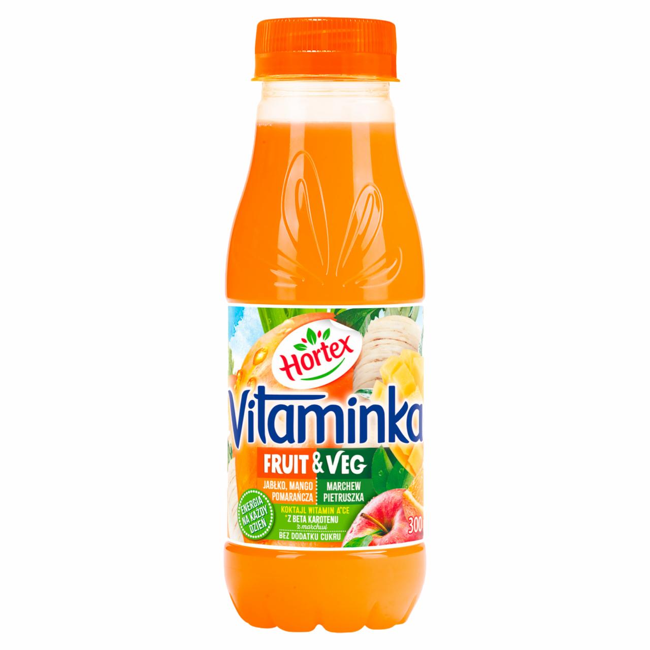 Zdjęcia - Hortex Vitaminka Fruit & Veg Sok jabłko mango pomarańcza marchew pietruszka 300 ml