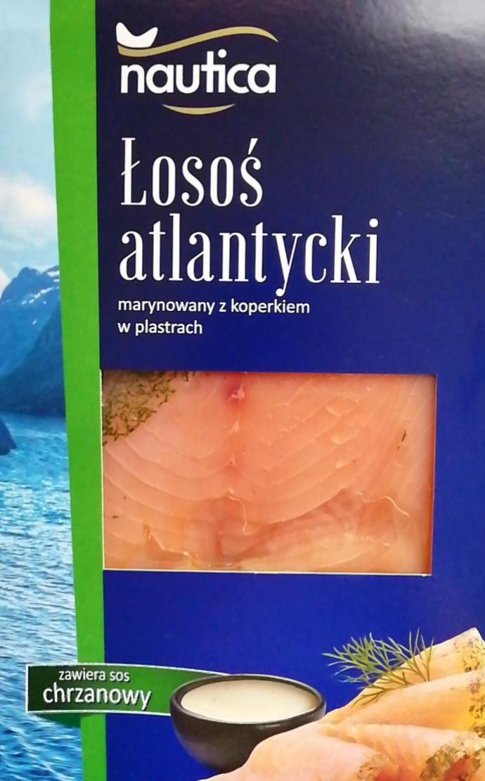 Zdjęcia - Łosoś atlantycki marynowany z koperkiem w plastrach Nautica + Sos chrzanowy 