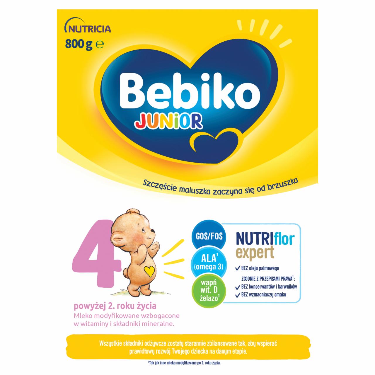 Zdjęcia - Bebiko Junior 4 Mleko modyfikowane dla dzieci powyżej 2. roku życia 800 g (2 x 400 g)