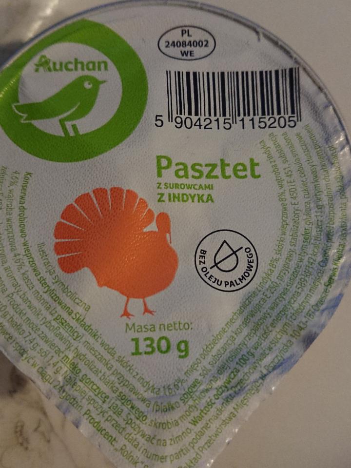 Zdjęcia - Pasztet z surowcami z indyka Auchan