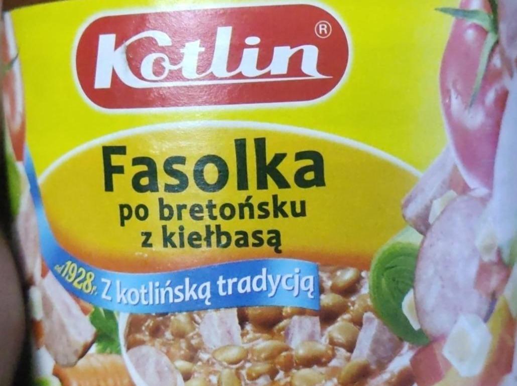 Zdjęcia - fasolka po bretońsku z kiełbasą kotlin