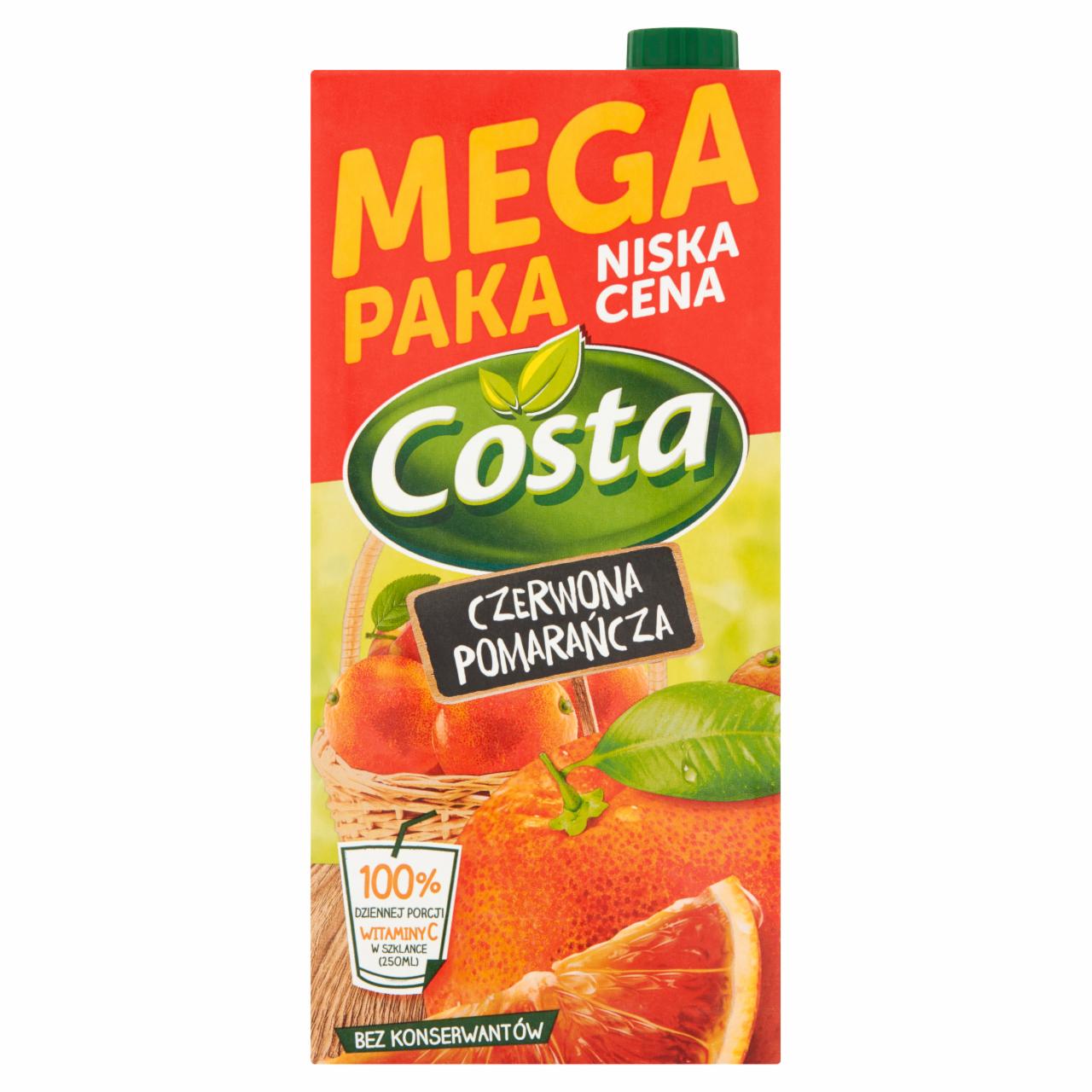 Zdjęcia - Costa Napój czerwona pomarańcza 2 l