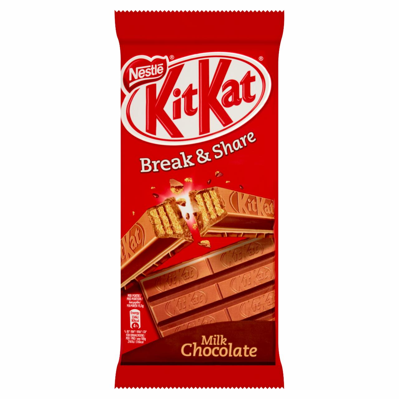 Zdjęcia - KitKat Paluszki waflowe oblane mleczną czekoladą 170 g
