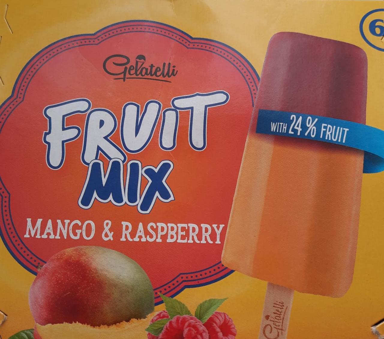 Zdjęcia - Fruit mix mango &raspberry Gelatelli