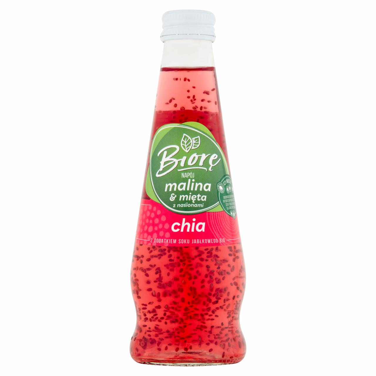 Zdjęcia - Biorę Napój malina & mięta z nasionami chia 225 ml