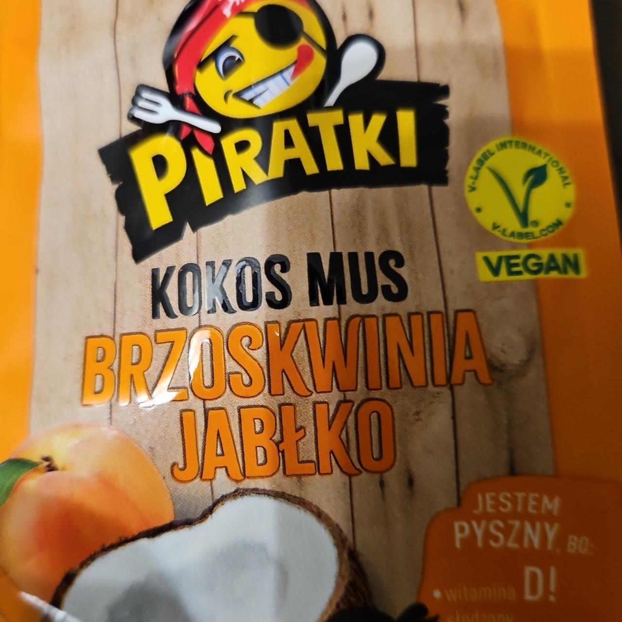 Zdjęcia - Kokos mus brzoskwinia-jablko Piratki