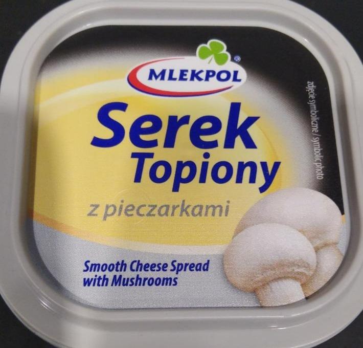 Zdjęcia - Mlekpol Serek topiony z pieczarkami 100 g