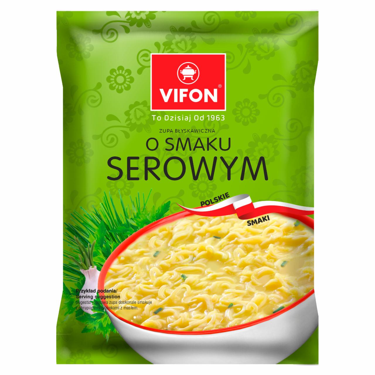 Zdjęcia - Zupa błyskawiczna o smaku serowym 65 g Vifon