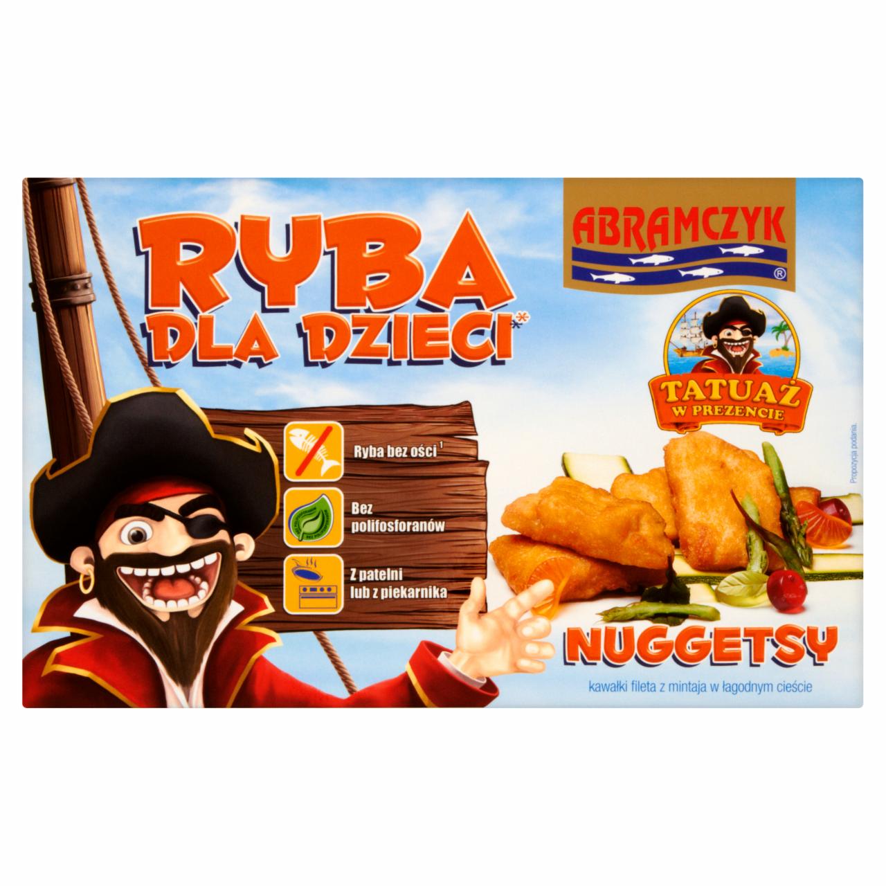 Zdjęcia - Abramczyk Ryba dla dzieci Nuggetsy 250 g