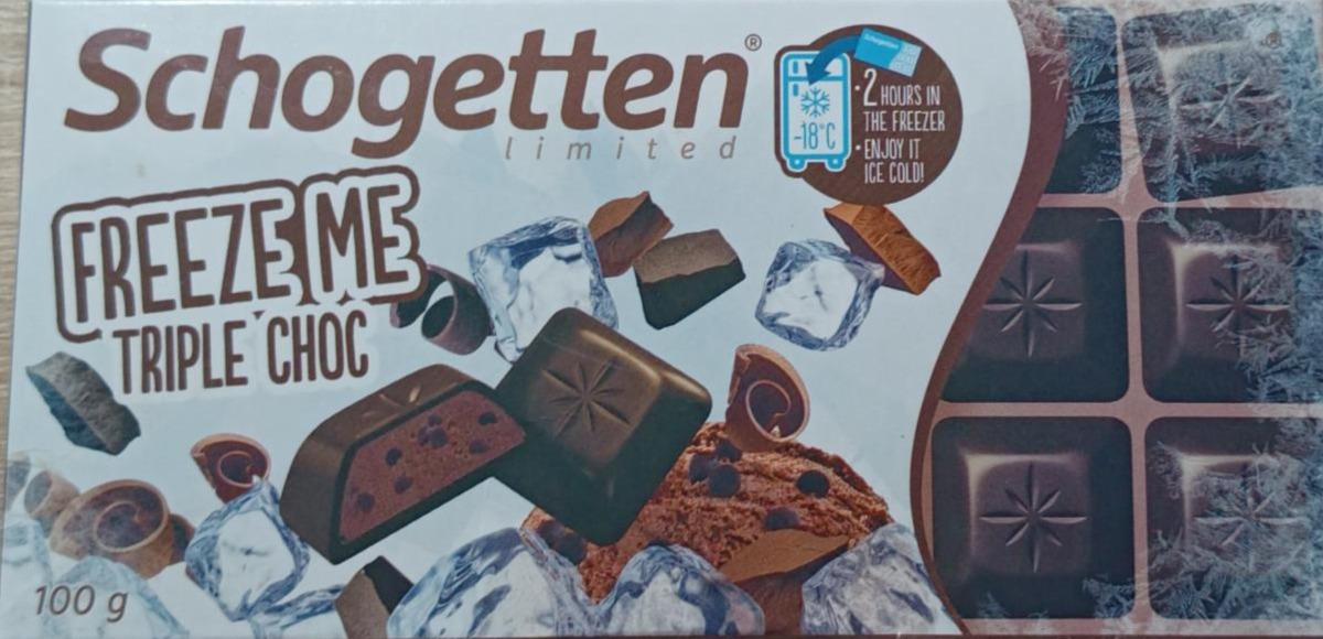 Zdjęcia - Czekolada triple choc freeze me Schogetten