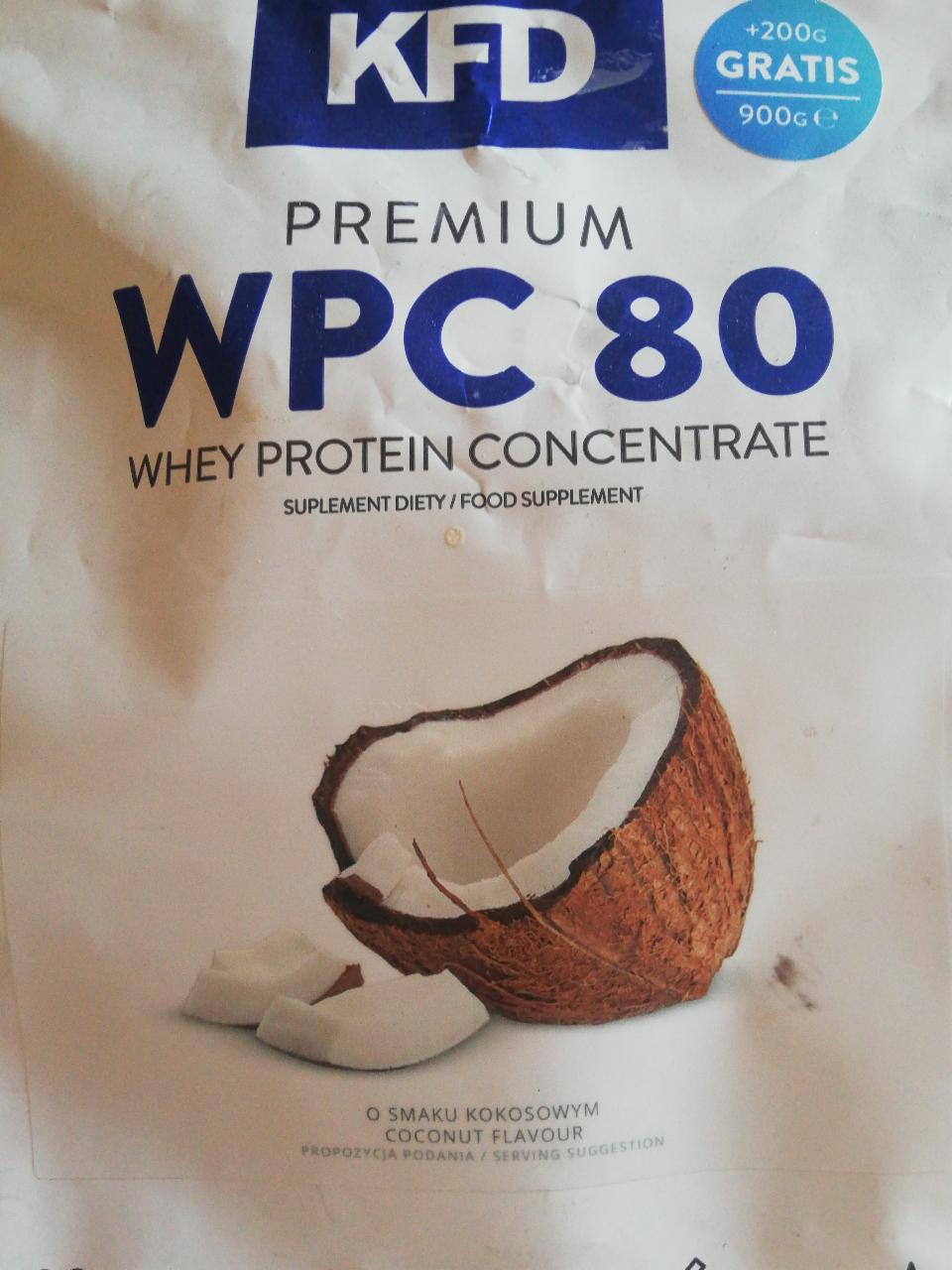 Zdjęcia - WPC 80 Białko o smaku kokosowym KFD