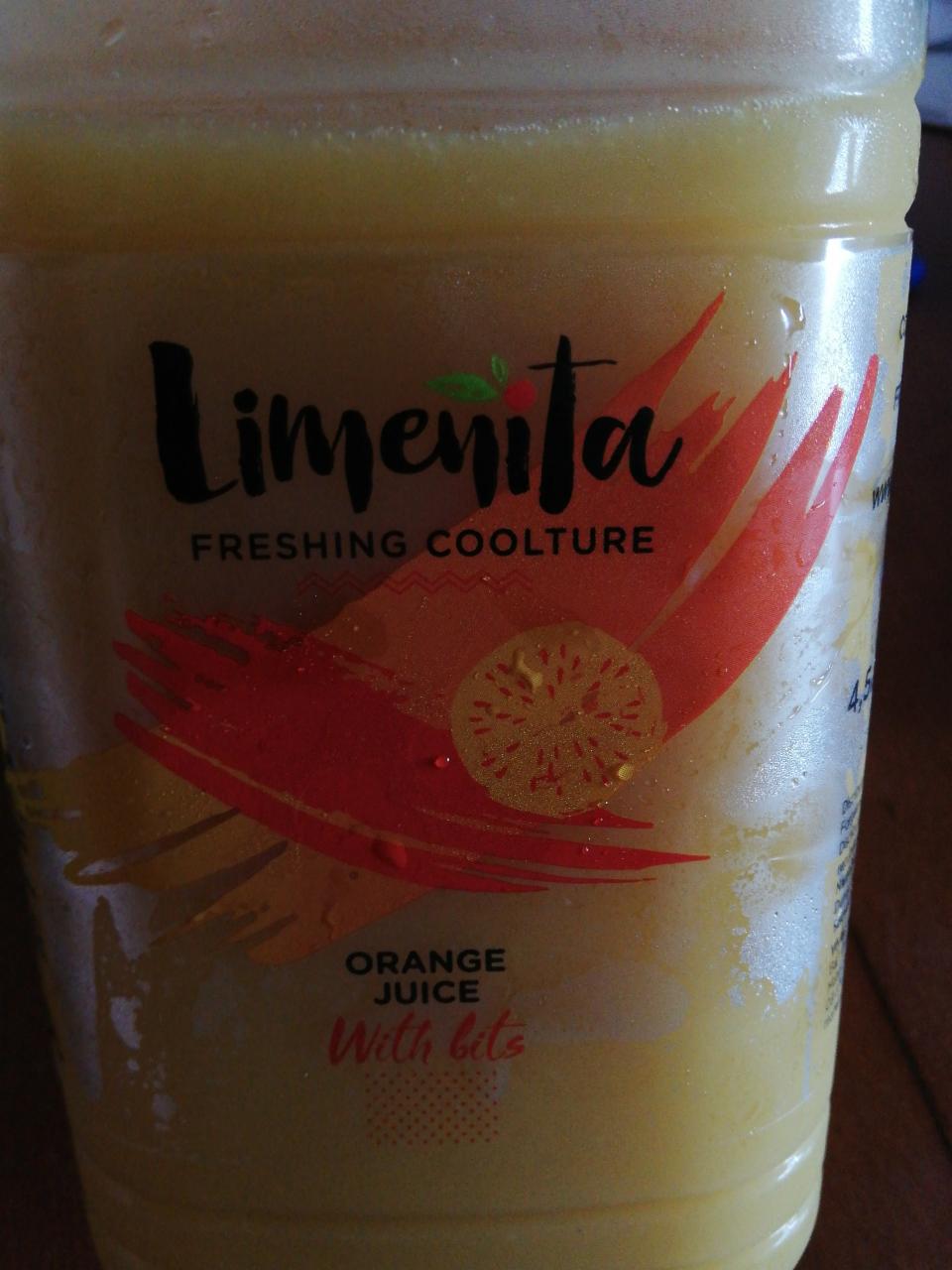 Zdjęcia - Sok pomarańczowy z miąższem Limenita