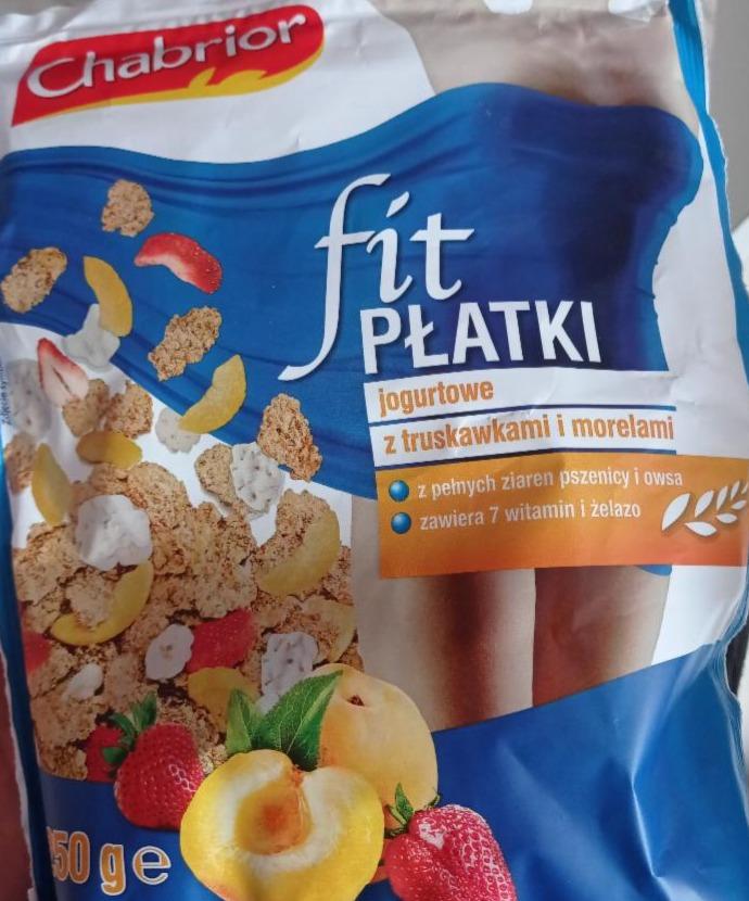 Zdjęcia - Ffit płatki jogurtowe z truskawkami i morelami chabrior