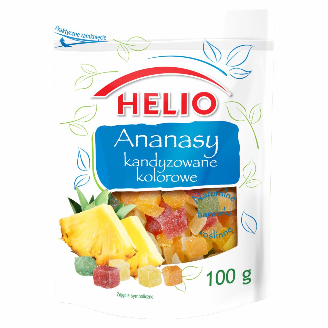 Zdjęcia - Helio Ananasy kandyzowane kolorowe 100 g