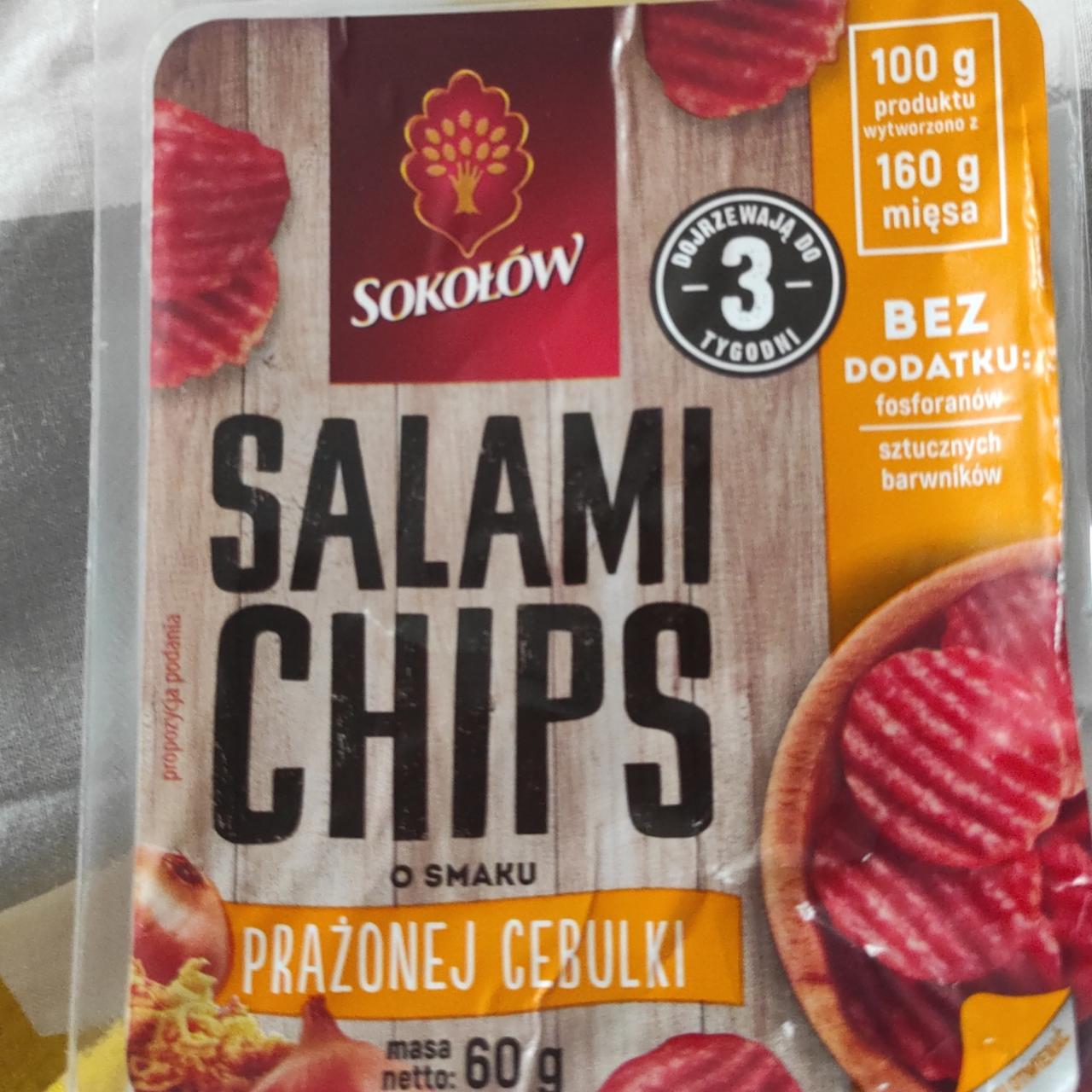 Zdjęcia - Salami chips o smaku prażonej cebulki Sokołów